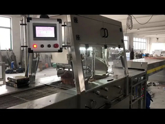 400MM chocolate enrober với đường hầm làm mát cho Dubai / آلة غطاء الشوكولاته