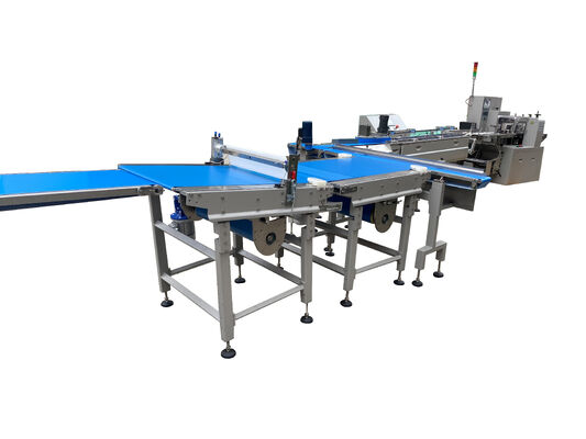 Giá tốt. Máy đóng gói đầy đủ dòng chảy tự động bọc thực phẩm sắp xếp dòng chảy thiết bị dây chuyền trực tuyến