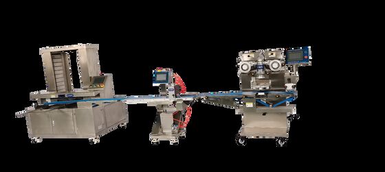 Giá tốt. Automated Chicken Breast Dog Food Encrusting Line | Integrated with Cutter & Tray Arranger trực tuyến