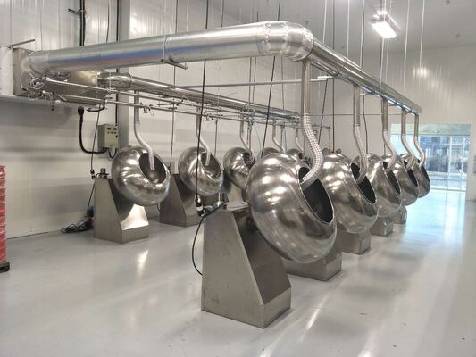 Giá tốt. Máy nướng sô cô la 220V 380V 32 vòng/phút Máy đánh bóng sô cô la trực tuyến