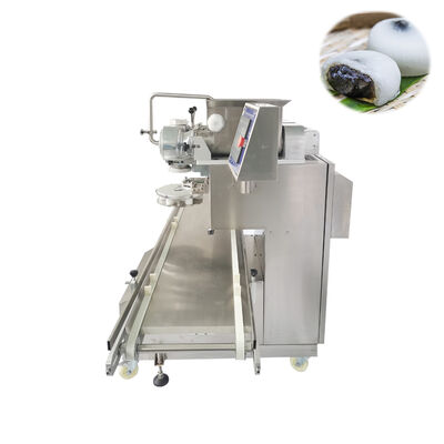 Giá tốt. Dây chuyền sản xuất phủ sô cô la mochi, thiết bị phủ tráng miệng tự động trực tuyến
