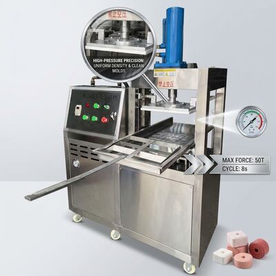 Giá tốt. Máy nén thủy lực Máy sản xuất khối cọm muối khoáng động vật trực tuyến
