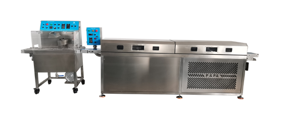 Giá tốt. Máy Phủ Chuối Đông Lạnh Nhúng Sô Cô La Dây Chuyền Phủ Liên Tục Inox 304 Trực tuyến